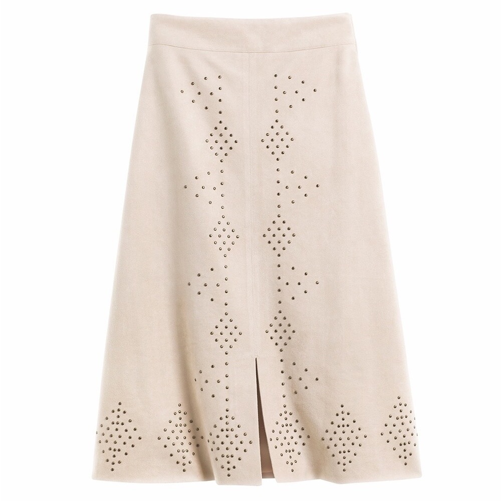 NWT Chicos Faux Suede Skirt Size 2.5 (Large)